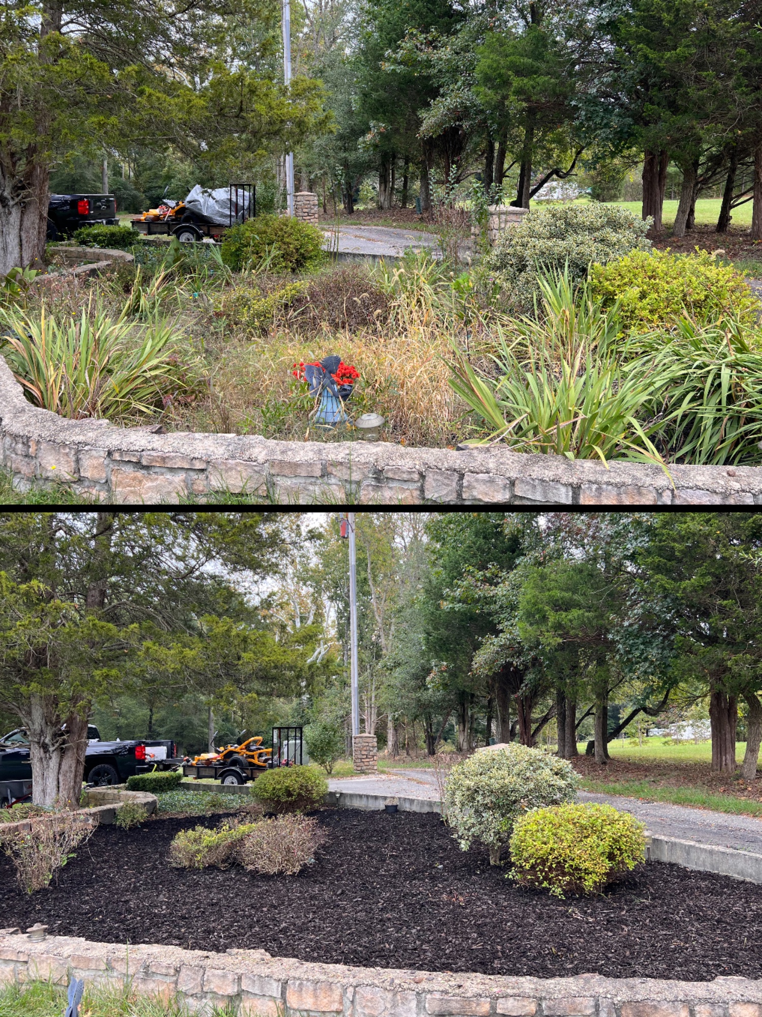 Mulch rehab